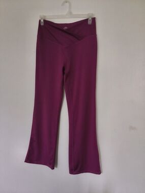 Pro Player Sz Lg Wicker Cross Waist Leggings Never Worn Athletic Workout Pants